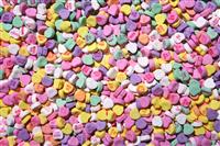 Valentines Heart Candy Background stock photo