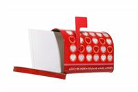 Valentines Mailbox stock photo