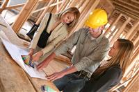 Designers and Home Builder stock photo