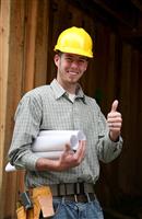 Construction Man stock photo