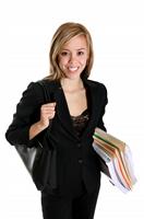 Young Business Woman stock photo
