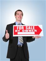 Business Man Selling stock photo