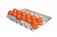 Basketball Eggs stock photo