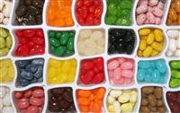 Colofrul Jelly Candy Background stock photo