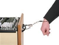 Trapped Business Man stock photo