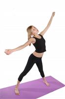 Woman Exercising stock photo