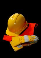 Construction Safety Gear stock photo