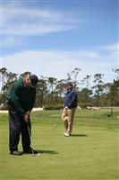 Seniors Golfing  stock photo