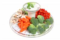 Vegetable Plate stock photo