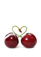 Cherries in Love stock photo