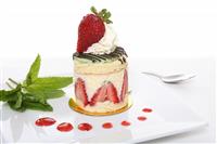 Strawberry Dessert stock photo