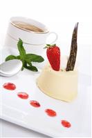Strawberry Cheesecake stock photo
