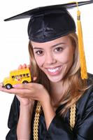 Woman Graduate  stock photo