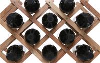 Wine Rack stock photo