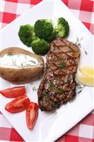 Steak Meal stock photo