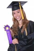 Woman Graduate stock photo