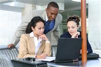 Diverse Business Group stock photo