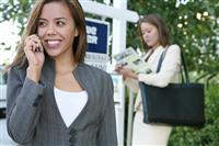 Women Real Estate Agents  stock photo