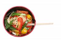 Asian Noodles stock photo