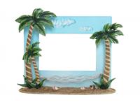 Tropical Picture Frame stock photo