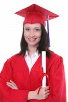 Graduation Woman stock photo