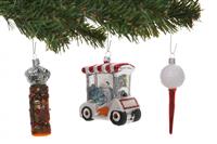 Golf Christmas Ornaments stock photo