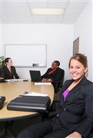 Business Team in Office stock photo