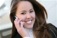 Business Woman on Phone stock photo