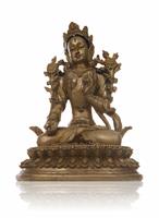 Asian Goddess Statue stock photo