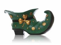 Saint Patricks Day Boot stock photo