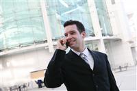 Business Man Communication stock photo