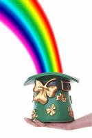 Saint Patricks Day Hat stock photo