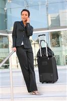 Business Woman Travelling stock photo