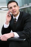 Business Man Communication stock photo