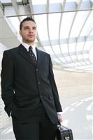 Handsome Business Man stock photo