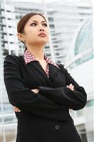 Beautiful Asian Business Woman stock photo