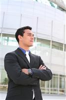 Hispanic Business Man stock photo