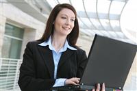 Business Woman at Company stock photo