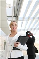 Beautiful Blonde Business Woman stock photo