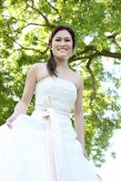 Beautiful Asian Wedding Bride stock photo