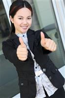 Young Pretty Asian Business Woman stock photo