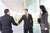 Business Team Handshake stock photo