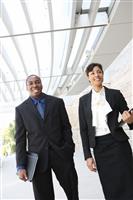 Attractive African American Business Team stock photo