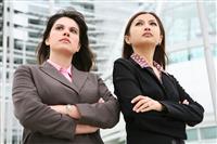 Business Women at Office stock photo