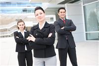 Attractive Business Team  stock photo