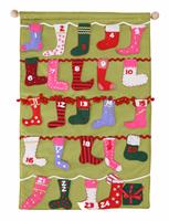 Colorful Christmas Stockings stock photo