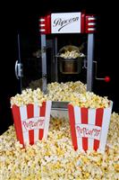 Retro Popcorn Machine stock photo