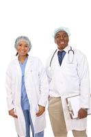African American Medical Team stock photo