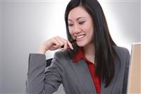 Attractive Asian Business Woman stock photo