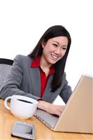 Attractive Asian Business Woman stock photo